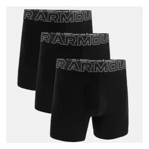 [매장정품] [언더아머] 남성 UA 6인치 Boxerjock 면폴리기능성 팬티 드로즈 블랙