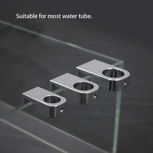 알루미늄 합금 수족관 튜브 홀더 파이프 호스 브래킷 탱크 20MM 물고기 고정 클립 클램프 마운트