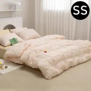 [생활] 슈가체크 리버서블 소프트마이크로 이불 베개세트 슈퍼싱글 SS 핑크오렌지