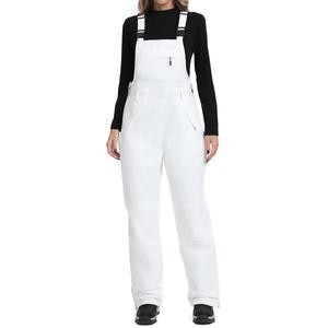 DAFENGEA 여성 스키 빕스 스노우 팬츠 조절 가능한 스트랩 방수 단열 야외 스노보드