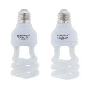 온열등 파충류 히팅조명 UVB 전구 도마뱀 일광욕 건강한 성장을 위한 유리 재질의 발열 램프