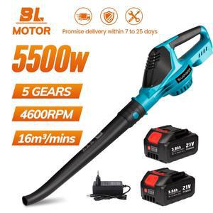 18V 배터리용배터리 미포함 5500W 브러시리스 전기 송풍기 눈잎먼지 청소 도구