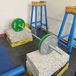 데드 리프트 받침대 충격완화 매트 랙 슬링 바벨쿠션