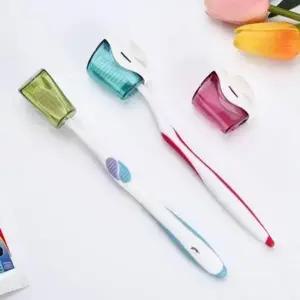 여행용 흡착칫솔캡 칫솔커버 위생 칫솔걸이 칫솔통_24514076