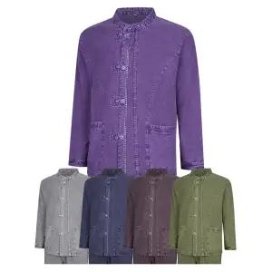 남성 천연염색 워싱 생활한복 세트 SS-HBA-Q009