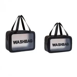 [셀러에이드]세면파우치 지퍼 목욕가방 여행용 3개