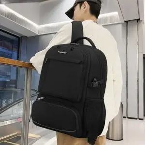 대용량 남성용 백팩 포켓 버클 사이드 메쉬 스포츠 중학생책가방 학원가방