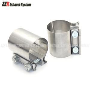 [호환품]스테인레스 스틸 범용 배기 커플 링 파이프 하드웨어 연기 고정 피팅  강철 클램프