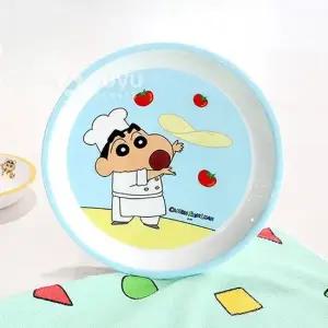 짱구는못말려 원형접시 24cm 사무용품 원형접시 24cm