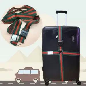 [골드스마일]캐리어 벨트 밴드 잠금장치 그린레드 보호 끈