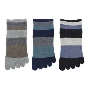 양말박스 남성발가락양말 단목 3켤레 YB5195