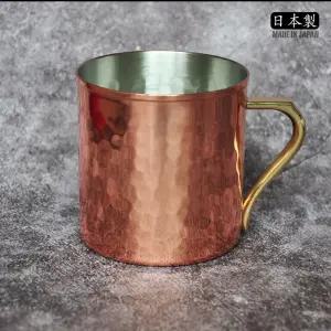 레트로 황동 머그 잔 커피 맥주 일제 구리