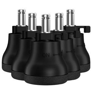 5PCS 사무실 의자 바퀴 스토퍼 가구 캐스터 교체 고정 롤링 액세서리 발 책상