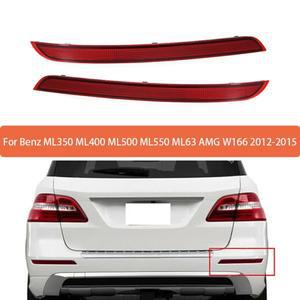 자동차 리어 범퍼 리플렉터 라이트 램프 렌즈 메르세데스 호환 벤츠 호환 ML350 ML400 ML63AMG W166 2012-