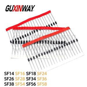 20개 초고속 복구 다이오드 DO-15 41 27 201AD SF14