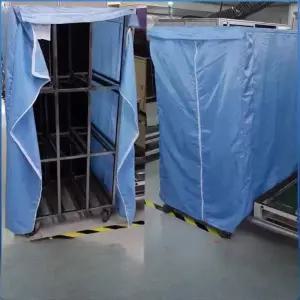 베이커리 음식점 식당 렉커버 주문제작 지퍼부착 식기반납대 먼지덮개 가능 색상