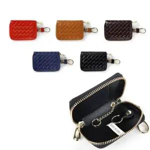 스마트키홀더 열쇠지갑 DKES71 가죽키홀더 키링 지퍼 스퀘어핏 키지갑