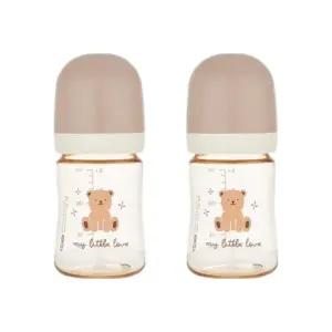 신생아 젖병 젖꼭지 임신 선물 150ml 베이지