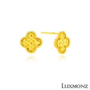 룩스몬즈 24K 컷팅클로버 귀걸이 +(방송) 24K 금박유니콘 키링+ 999실버 행운 말 지폐