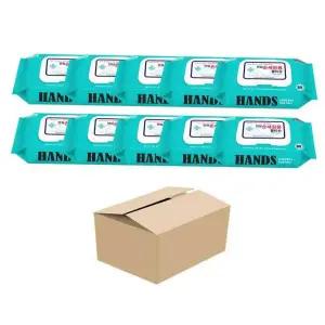 손세정물티슈 하비앙쥬 손세정 소독티슈 10개묶음 80매