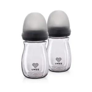 유미 아기 젖병 출산 백일 선물 260ml 블.랙 2개입