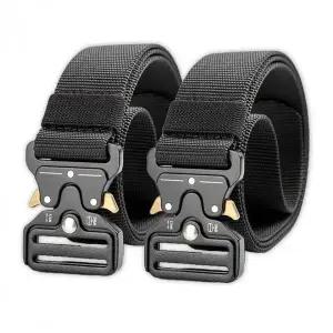 원터치 군용 전술 서바이벌 허리 벨트 견고한 밀리터리 디자인