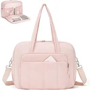 여성용 클루시 위켄더 여행 가방 퍼퍼 토트백 신발 수납함이 있는 더플 오버나이트 가방에 담습니다