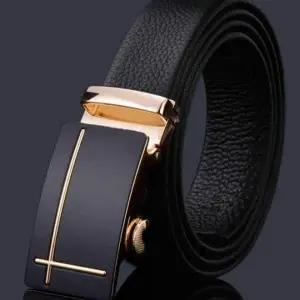남성 자동 버클 벨트 여성용 캐주얼 허리띠