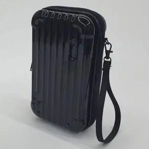 미니 여행용 블랙 파우치 가방 하드캐리어