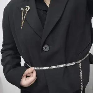 큐빅장식 벨트 화려한 스타일 드레스 자켓 허리띠