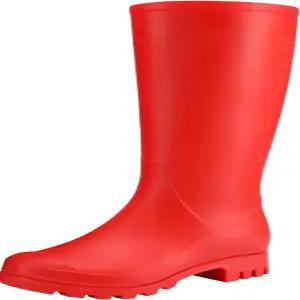 아스가르드 여성용 키 큰 레인 부츠 무릎 하이 방수 고무 정원