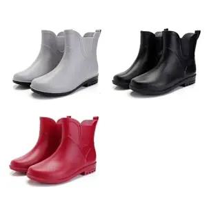 [엄지척]장화 817SBL23 레인화 앵클 방수 슈즈 신발 부츠 여자 여성레인