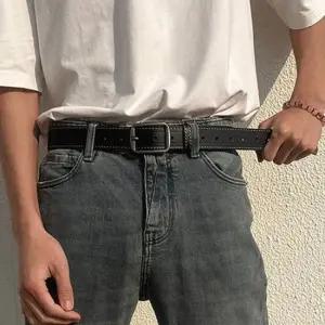 남녀공용 스티치 사각 벨트 청바지 정장 벨트 허리띠 남성벨트 여성벨트 체인멜트