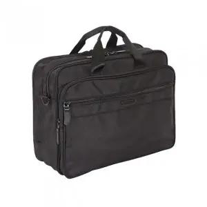 [셀러에이드]슬림 블랙 남성용 서류가방 캐리어 연결 출장용 백팩