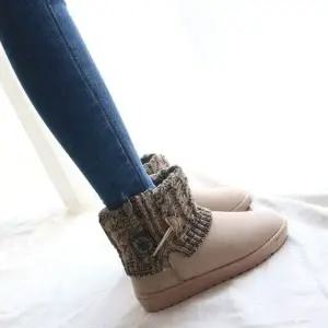 니트디자인 052RXP66 퍼부츠 털안감 발목장화 255 캐주얼 패션