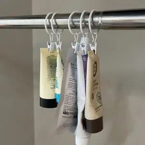 화이트 커튼고리 집게링