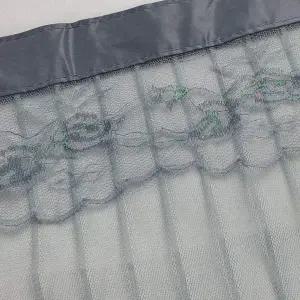 스트라이프 방충망 현관 그레이 모기장