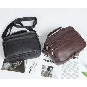 BM64 실용적 가죽 남성 메신저 크로스백 출퇴근 보조 가죽크로스백 남성크로스백