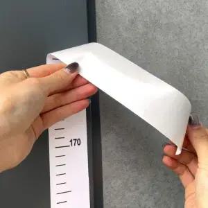 [에이치플러스몰]붙이는 키재기자 화이트 스티커