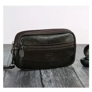 DK08 미니 가죽 남성 핸드폰 손가방 맨스백 클러치백 가죽클러치 남성손가방 세컨백