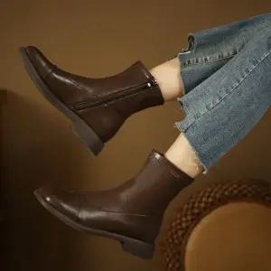 여성부츠 앵클부츠813160 기모부츠 기모안감부츠 여성부츠 겨울부츠 5cm굽 워커부츠