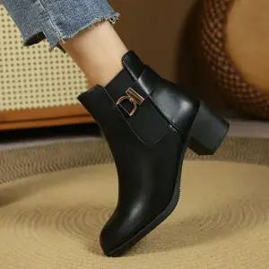 보온안감 여성부츠 앵클부츠MR-4 레이스업워커 여성부츠 겨울부츠 워커부츠 여성워커