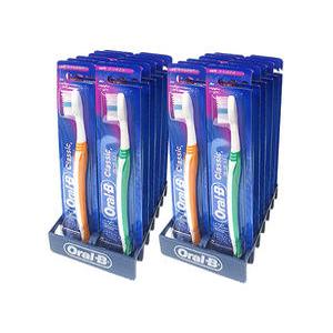 오랄비칫솔 클래식 업그레이드 40모 1Px24개 (2통) 성인칫솔