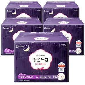 좋은느낌 오리지널 수퍼롱 오버나이트 8매 x5개