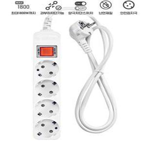 대현 모노케어 멀티탭 4구 접지 1.5M/3M/5M/10M