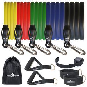 튜빙밴드 세트 마스터 라텍스 헬스 운동 근력 고무 풀업 탄력 저항 스트레칭 홈트 밴드