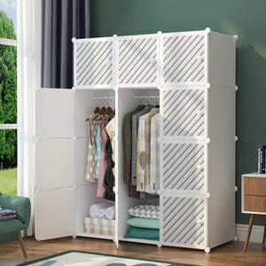 조립식 큐브옷장 간이 무볼트 조립식 비키니옷장 행거 정리함 수납정리함
