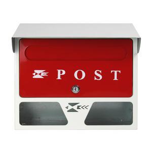 지붕 우편함 도어레드 갓 우체통 단독 편지함 벽걸이 컬러우편함