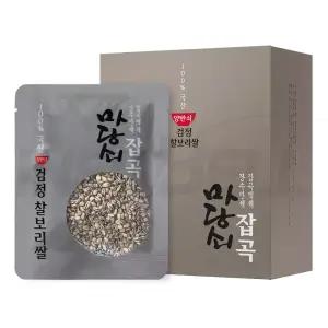 마당쇠 잡곡 검정 찰 보리 찰 보리쌀 검정찰보리쌀 1세트 50팩