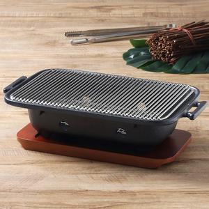 가노야 가정용 숯불 미니화로 받침세트 캠핑 화로 바베큐그릴